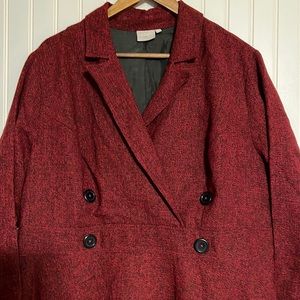 Eshakti Red Black Coat Dress Size 2X 22W